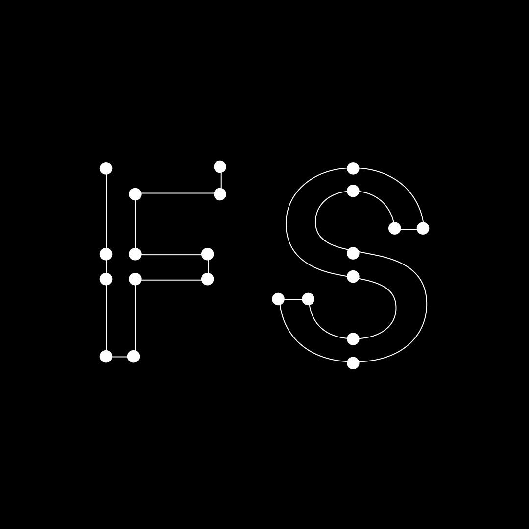 Founder Station Logo Black